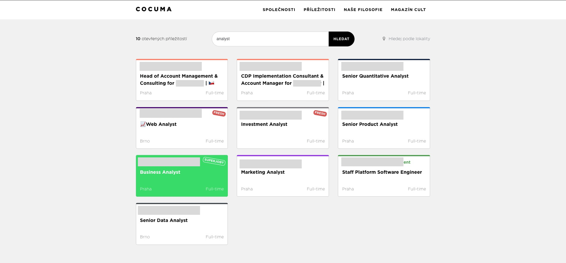 Cocuma search results